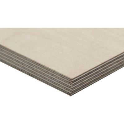 China Plywood sheet factory poplar laminated melamine paper interior birch artificial veneer for sale