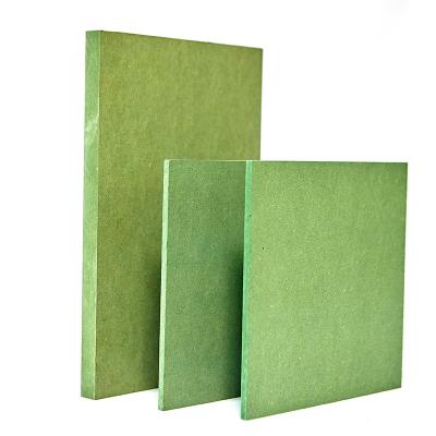 China Hmr Melamine Mdf Green Board Moisture Au 17mm 19mm High Density Mdf Board for sale