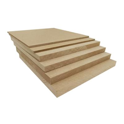 China Hot Sale 4 8ft 6mm 8mm 9mm 12mm 15mm 18mm Raw Kitchen Furniture Plain fiberboard for sale