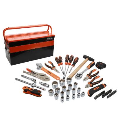 China KSEIBI 72PCS Portable Professional Mechanic Tools Set DIY Ratchet Auto Repair for sale