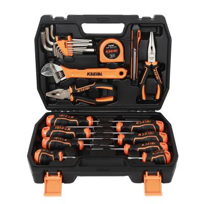 China Household Tools KSEIBI Hardware Tool Kit Household Tool Kit Repairing Tool Kit 22pcs Plastic Box for sale