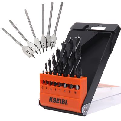 China Masonry Drilling Plastic Case Brad Point Drill Bits KSEIBI 8 PC Set for sale