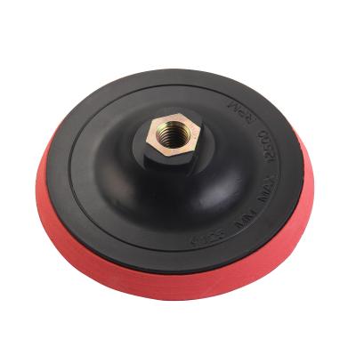 China KSEIBI car bodies backing pads with sticky Rhine wine and loop sandpaper disc for sanding paper for sale