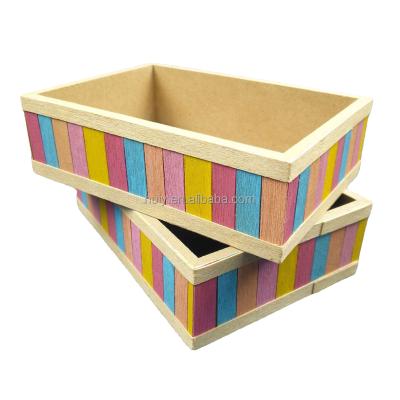 China 2021 Idea Product Handmade OEM Engraving Logo Storage Small Gift Box Wooden Box With Cardboard Ring Box Gift for sale