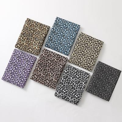 China Anti Static Ready To Ship Heavyweight 10oz Cotton Canvas Leopard Print Fabric for sale