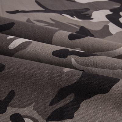 China Camouflage Cotton Canvas Anti-Static Custom Printed Army Fabric for sale