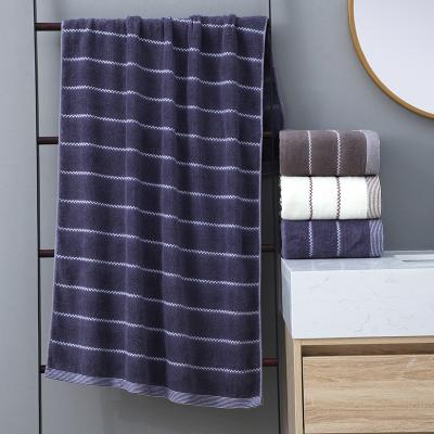 China Largest Buy 380g Cotton Terry Towels Men Bath Towel Safe For Kids for sale