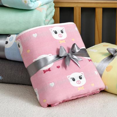 China Multi Function 80*130cm Super Soft Cotton Baby Anti-Static Wrap Covering for sale