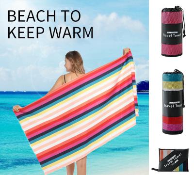 China Customized Beach Towels Quick Dry Child Safe Printing Microfiber Beach Towel for sale