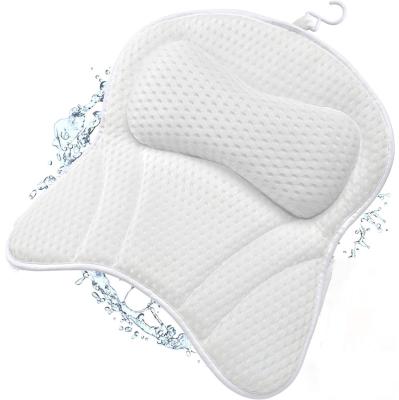 China Sustainable Shower Neck Tubs Rest Bath Pillow With Suction Cups for sale