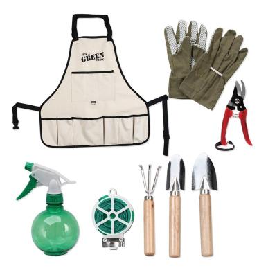 China New Products Portable Ideas Horticulture Tool Kit 8Piece Durable Multi Function Garden Mate All In One DIY Tool Apron Set for sale