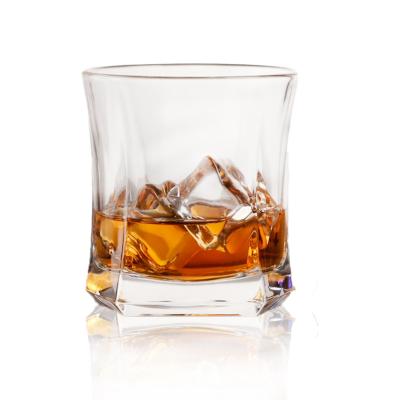 China STOCK 2022 New Design 310ml Crystal Engraved Whiskey Glass Lead Free Whiskey Glass Set for sale