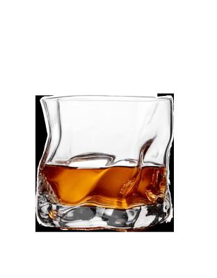 China NOVARE COURANT Amazon Hot Selling 260ml Single Lead Free Crystal Twist Glass Cup For Whiskey for sale