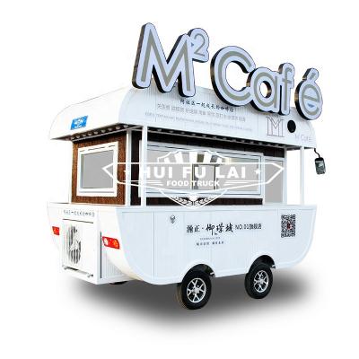 China Easy operate standard usa food truck stainless steel ice cream food cart mobile food trailers for sale for sale