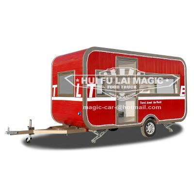 China Easy Operate China Supply Fast Food Trailer Fully Equipped Mobile Hot Dog Trailer Food Trailer for sale