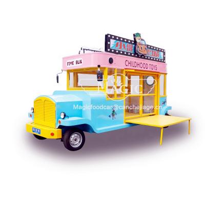 China Easy Operate Wholesale Price Fast Food Truck Mobile Food Cart Trailer Food Selling Van Catering Truck For Sale for sale