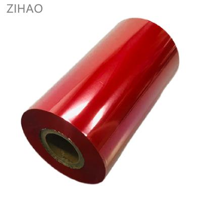 China COMPATIBLE wax transfer red thermal tape for print coated Sika paper label hot new arrivals durable color paper tape for sale