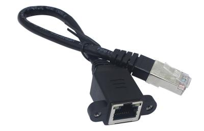 China Ethernet Patch Cable Male Rj45 Plug To Female Rj45 Socket TMCABLE060039 for sale