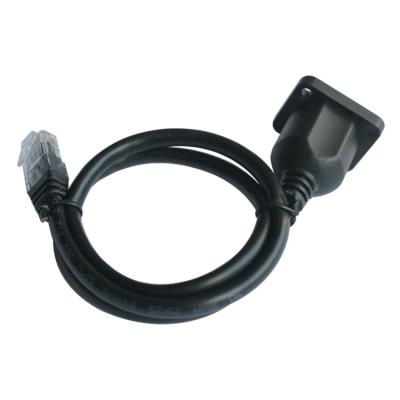 China Tomada do cabo de extensão RJ45 da rede RJ45 RJ45 ao conector fêmea TMCABLE060116 à venda