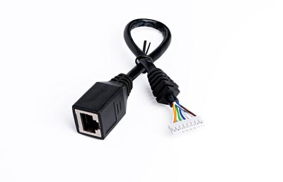 China Ethernet Rj45 Patch Cord Rj45 Female Connector To 8p Terminal Housing for sale