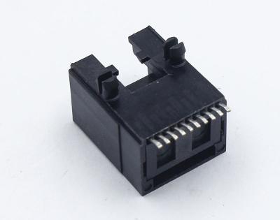 Cina singolo tipo PWB Jack di SMT del porto 1x1 di basso profilo RJ45 in vendita