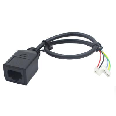 China Ethernet-Verbindungsstück-Kabel RJ45 zu PVC UL94V-0 RoHS Schwarzes 1,0 HSG Tieline zu verkaufen