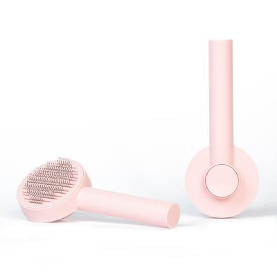 China Viable Hot Sale Cat Comb Pet Dematting Comb Self Pet Grooming Brush Comb Dog Clean Brush for sale