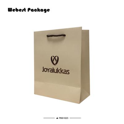 China Webest Recyclable Premium Quality Any Color Design Low Cost Gold Paper Bag Custom Print For Dubai Market for sale