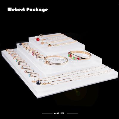 China Wholesale Environmentally Friendly Colorful Webest Jewelry Display Stand Package Earring Necklace Ring Pendant Acrylic for sale