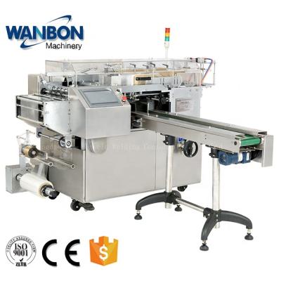 China Automatic Food Preservatives Film Overwrapper Flavor Box 3D Cellophane Wrapping Machine for sale