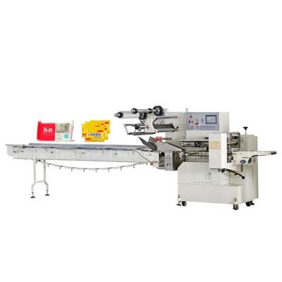 China Servo Automatic Hot Selling Packing Machine Bread Bag Pillow Packing Machine Cake Bread Packaging Machine for sale