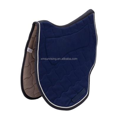 China good quality 100% cotton honery comb cloth fashion style english riding saddle pad set wholesale for sale