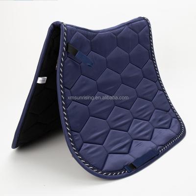 China Good Quality 100% Cotton Honery Comb Cloth New Style Sheepskin Satin Pads Good Quality English Western Equestrian Saddles For Horses Packing for sale