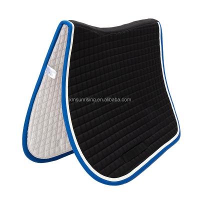 China 100% cotton honery comb fabric new arrival fashion style cotton jumping horse saddle pad custom for sale