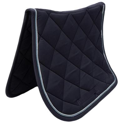 China Custom good quality horse equipment cotton honery comb cloth manufacturer 100% cotton saddle pad classic OEM for sale