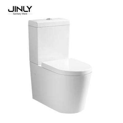 China Double Flush Two-Piece Toilet 4.5L Full Flush Watermark Two-Piece Toiets p180mm for sale