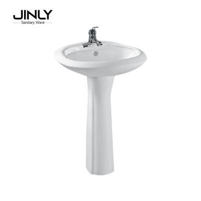 China Modern Chaozhou Manufacturer Ceramic Wash Pedestal Basin For Bathroom for sale