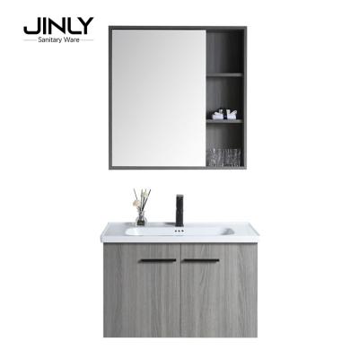 China Whater Eco-friendly Make Heavy Duty European Style Hotsale Wall Rack Design Slate Countertops Vanity Bathroom Cabinet for sale