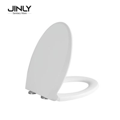 China Slow-end Toilet Seats Customized Factory Price PP Plastic Material Soft Close Toilet Seat Cover With Slow Down Function for sale