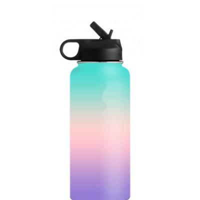 China Viable Insulated Water Bottle Stainless Steel Sport Wide Mouth Thermos Double Walled Water Bottle With Customized Logo for sale