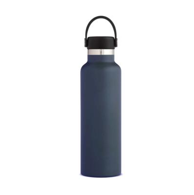 China PORTABLE Water Bottles Sports With Custom Logo Thermos Vacuum Flask Stainless Steel Hydraulic Standard Mouth Water Bottle With Straw Lid for sale