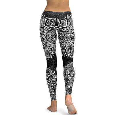 China Antibacterial Custom Logo Sublimation Black Yoga Pants Uses Cheap Women Fitness Yoga Pants Workout Gaiters for sale