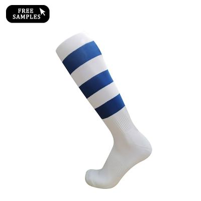 China Wholesale Price Antibacterial Custom Logo Youth Football Soccer Socks for sale