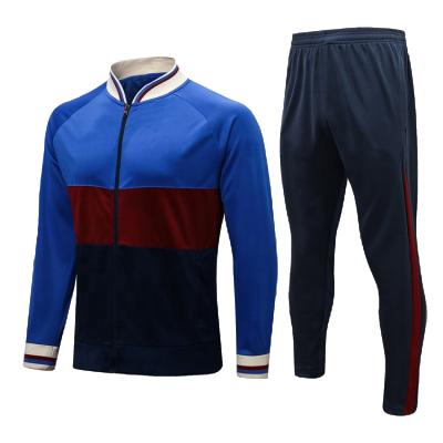 China Breathable Wholesale Custom Sports Tracksuit Gym Pants Winter Polyester Soccer Jacket Jogging Training Tracksuit For Adult/Kids for sale