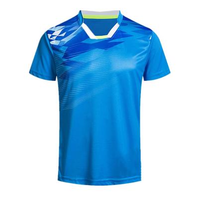 China Shirts & Tops Custom Mens Badminton Tank Top Full Print T Shirts For Women Sublimated Quick Dry Table Tennis Wear For Team for sale