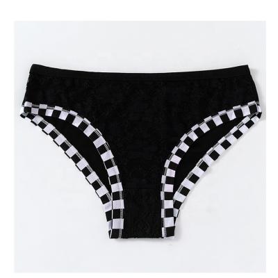 China Cheap Best Selling Jacquard Front Corner Spacer Women's Breathable Underwear for sale