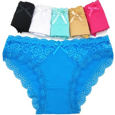 China Amazon breathable best-selling factory directly supply cheap cotton women's lace underwear and underwear for sale