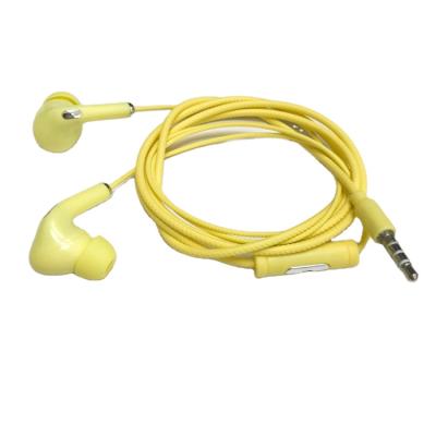 China Comfortable 3.5mm Bass In-Ear Stereo Handfree Wearing Wire With Microphone Mobile Phone for sale