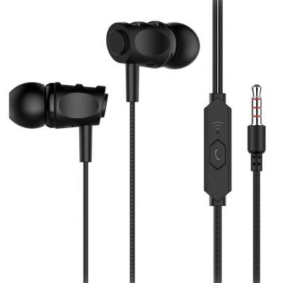 China Comfortable Wearing In Ear Cable Bass Headset Handsfree Handfree With Microphone Champion For Samsung Xiaomi Vivo Oppo Mobile Phone for sale