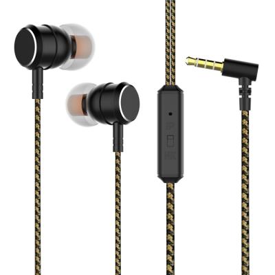 China Comfortable Noise Canceling Handsfree Earpiece Stereo Wired Earphone With MIC For Mobile Phone for sale